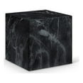 thumbnail image 1 of Meridian Furniture Table d'Appoint en Béton Finition Marbre Noir Intérieur/extérieur, 1 of 8