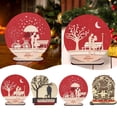 thumbnail image 4 of QLFSCXG Valentines Day Wooden Table Top Decorations Wooden Signs Table Centerpieces Decoration for Valentine Day Party Table Home Decor Home Furnishings, 4 of 4