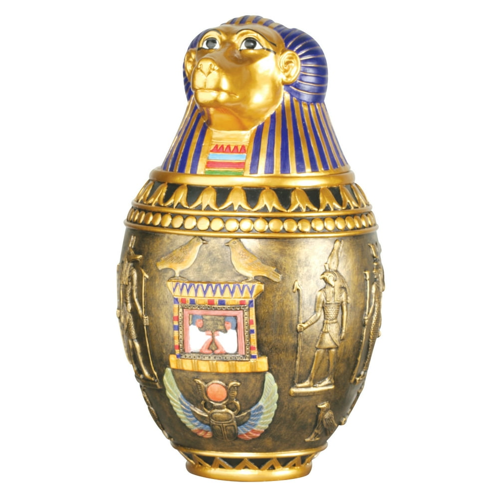 Egyptian Hapi Canopic Jar (L) - Collectible Egypt Container Statue ...