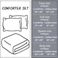 thumbnail image 4 of Flymme Queen Comforter Set,3 Piece Neon Geometric Checkered Bedding Set for Teen Men Gamer Room Decor Grids Quilt Square Plaid Check Bed Set for All Season, 4 of 5
