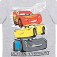 thumbnail image 4 of Disney Pixar Cars Lightning McQueen Toddler Boys T-Shirt and Shorts Outfit Set Infant to Little Kid, 4 of 5