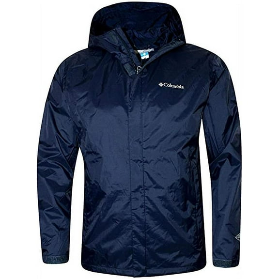 Columbia Timber Pointe Omni Tech Rain Mens Jackets Size S, Color: Navy