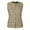 Khaki, variant on UJNDER Women's Winter Vest Thin and Light Down Gilet Quilted Jacket for Women Casual Short Style Navy XS