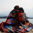 thumbnail image 4 of Stranger -T-things -Blanket- Season Full Theme Blanket, Soft Warm Cover, Home Sofa Decor, Bedroom Heating, Casual Throw, TV Fan Gift, 4 of 7
