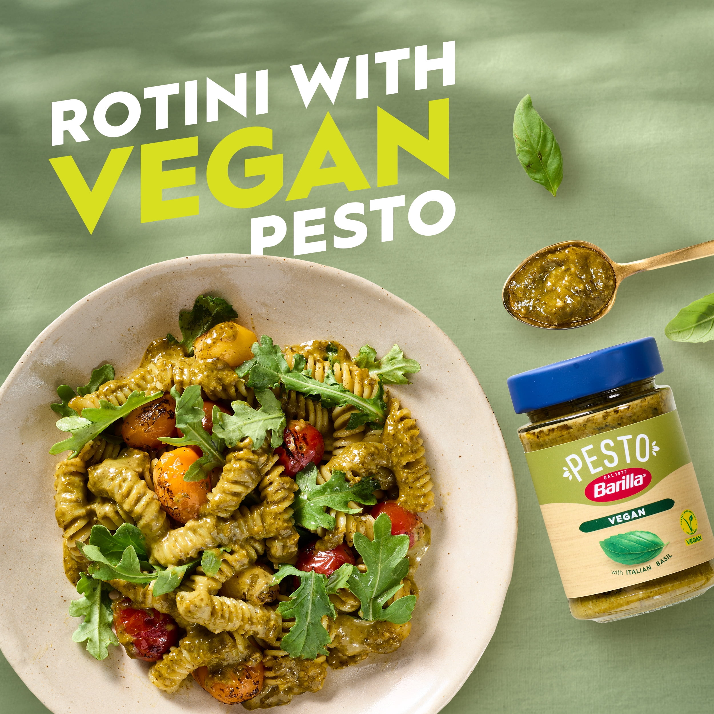 Barilla Vegan Pesto Pasta Sauce and Spread, 6.3oz.