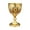 Gold, variant on HUJTYs Chalice Goblet, Vintage Pure Copper Engraving Flower Pattern Metal Embossed Wine Copper Gemstone Cups Medieval Gothic Goblet 30ml 1-Pack (G)