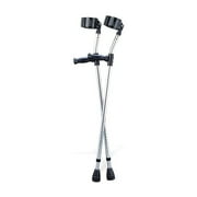 Medline Guardian Forearm Crutches 5 ft 10" to 6 ft 6" H Tall Adult G05160