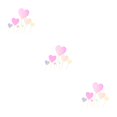 thumbnail image 3 of serony 7pcs/set Cake Topper Heart Shape Wedding Birthday Cake Simple Design Paper Top Decoration pink 3Set, 3 of 6