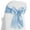 Baby Blue, variant on Lann's Linens - 10 Elegant Satin Wedding/Party Chair Cover Sashes/Bows - Ribbon Tie Back Sash - Burgundy