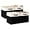 Black and White, variant on 13x13 Inches Storage Cube, Fabric Storage Bins with PU Handles, Collapsible Organizer Baskets for Closet, Beige, 4-Pack