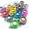 thumbnail image 2 of Mini Turbo Turbocharger Keychain Spinning Props Turbine Key Chain Ring Keyring Keyfob Car Keyring Car Interior Accessories Copper red, 2 of 8