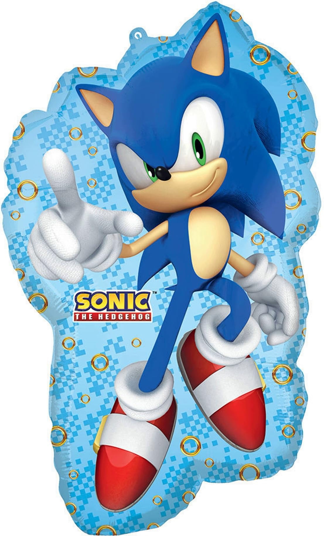 Anagram Sonic Video Gamers 6th Birthday Party Supplies Hedgehog Foil Balloon Bouquet Decorations