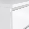 thumbnail image 4 of Tvilum Scottsdale 2 Drawer Bedroom Nightstand for Adults-Set of 2, White High Glos, 4 of 5