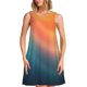thumbnail image 1 of Fotbe yellow orange and teal Vestido de Verano sin Mangas para Mujer – Vestido Midi Línea A, Estilo Camiseta Floral, Vestido Playero Casual y Fluido, 1 of 7