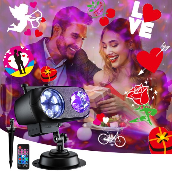 Luces de proyector FLITI 2024 mejoradas para decoraciones de San Valentín