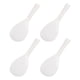 thumbnail image 1 of 4 unids Cucharas de arroz para el hogar Cocina arroz Scooper comida plástica cuchara (blanco), 1 of 6