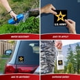 thumbnail image 2 of US Army New Star Logo Decals - Set of 4 US Army Stickers for Truck or Car Window, Phones, Tumbler, Laptop – Large Military Vehicle Decals 1.75" to 3.5", 2 of 5