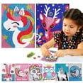 thumbnail image 1 of Painting by Number Kits Deer Unicorn Owl Crystal Rhinestone Diamond Embroidery Paintings Pictures Arts Craft for Kids heqiyong toy, 1 of 2