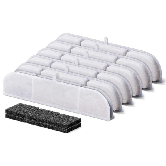 6 Packs Replacement Filters for Battery Operated Cat Water Fountain DPWFP6,3 Months Set of Replacement Filters