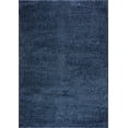 thumbnail image 1 of Ladole Rugs Solid Color Shaggy Meknes Durable Beautiful Turkish Indoor Area Rug Carpet in Blue, 4x6 (3'11" x 5'7", 120cm x 170cm), 1 of 5