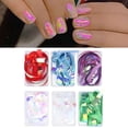 thumbnail image 4 of Nail Art Cellophane, Non- 1x50cm Nail Glass Paper  For Home Use Professional Nail Salon, 4 of 8