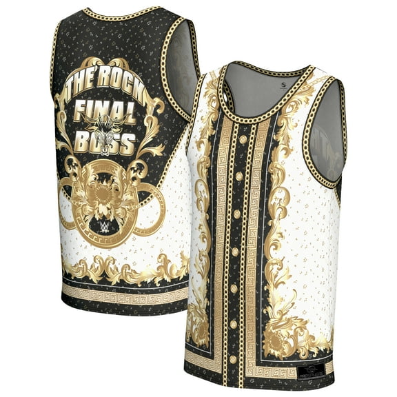 Men's ProSphere Gold The Rock In-Ring Basketball Jersey
