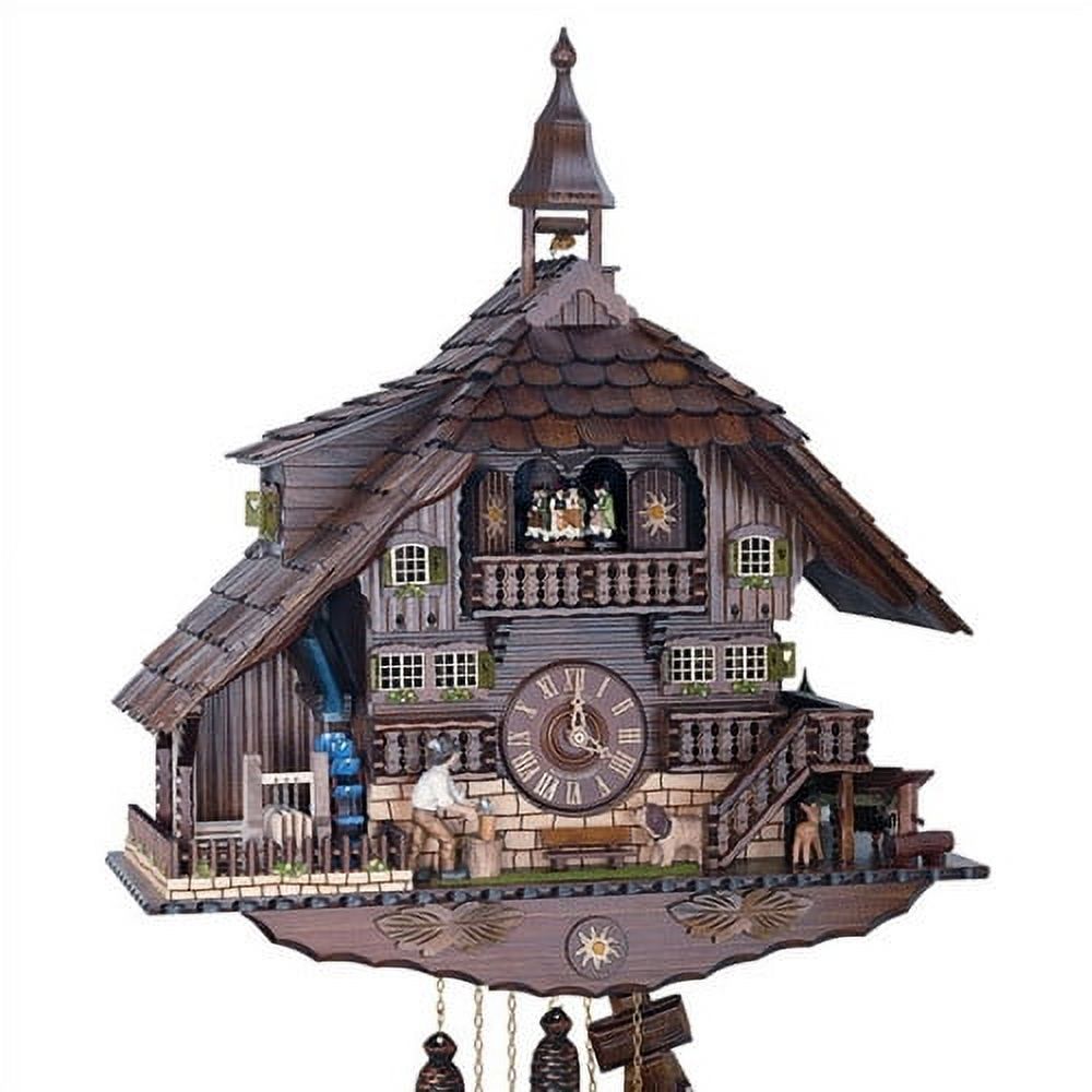 Cuckoo Clock Black Forest house with tower - Walmart Business Supplies
