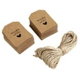 thumbnail image 3 of MasteelfCA 100pcs Made with Love Sign Paper Tag Wedding Party Gift Label with Twine, 3 of 7