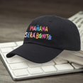 thumbnail image 4 of Baseball Hat Trucker Hat Adjustable Snap Back Closure Baseball Cap for Women and Men,Black, 4 of 5