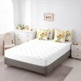 thumbnail image 4 of YST Dragonfly 7-Piece Comforter Set, Garden Flowers Sunflower, Full, 4 of 5
