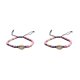 thumbnail image 3 of Juego de pulseras trenzadas Qarigey Hecha a Mano Coloridos, 3 of 6
