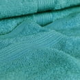 thumbnail image 4 of Beauty Threadz 8 Piece Solid Print Cotton Bath Towel Collection, Teal Blue, 4 of 7