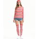 thumbnail image 5 of Disfraces de Halloween 2024 S-XXL pareja anime británico ropa inteligente warri disfraz de Navidad cosplay ropa de Navidad a rayas, 5 of 5