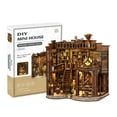 thumbnail image 2 of Kit d'Assemblage DIY Hall de Livres Rêveur – Modèle de Bibliothèque Rétro Casse-Tête 3D Haute Difficulté pour Adulte, 2 of 3