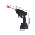 thumbnail image 5 of Lavadora De Autos Portátil Pistola de lavado de autos de alta presión 100W 12V-21V Pistola de riego de jardín Mantenimiento de lavado de autos Wdftyju Libre de BPA, 5 of 5