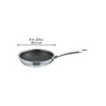 thumbnail image 2 of Mainstays 8 in. Honeycomb-Clad Stainless Steel Non-Stick Skillet, 2 of 5