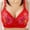 Red, variant on Iyufng Bras for Women Plus Size,Push Up Wireless Bra Front Closure,Women's Large Size Wireless Push up Breathable Thin Back Breasted Underwear Bra