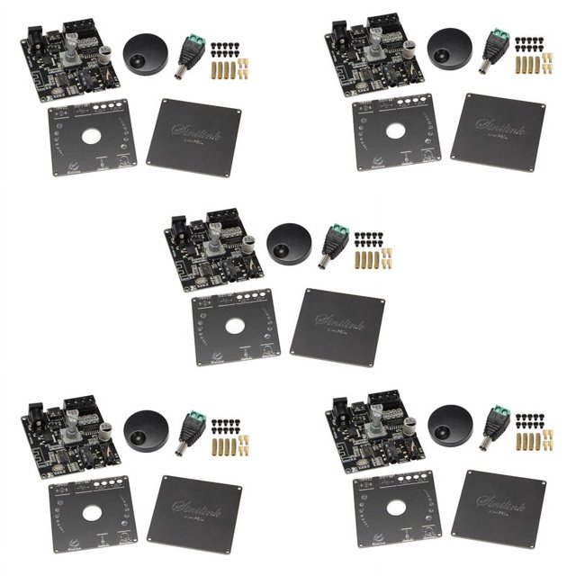 5X Xy-Ap50L Mini Bluetooth 5.0 50W + 50W Placa de Amplificador Digital de Potencia de Audio Inalámbrico Amplificador Estéreo 3,5mm Aux USB App