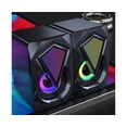 thumbnail image 5 of 2Pcs Portable Speaker High-Volume Subwoofer USB Computer Audio Loudspeaker for Home Office Desktop-Black, 5 of 5