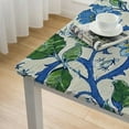 thumbnail image 5 of HAOXIT  Hand Block Printed Floral Square Cotton Tablecloth 52*52, 5 of 8