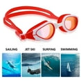 thumbnail image 4 of fastboy Lunettes de Natation Imperméables Plongée en Apnée Plongée Natation Apprendre Professionnel Adultes Entraînement Anti-Buée Lunettes de Soleil Femmes Hommes Rouge, 4 of 6