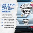 thumbnail image 4 of (2 Pack) Wichita Cowtown Magnets - Kansas Souvenir - Fridge Magnets - 5" On Longest Side - Premium Magnet - for Cars, Refrigerators, Toolboxes, Lockers - Made in USA - MAG18657, 4 of 7