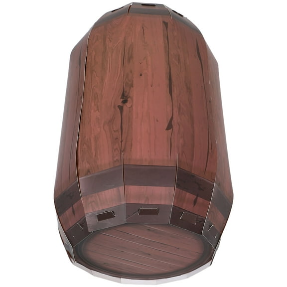 OUNONA Western Themed Party Decorations Light Brown Paper Wine Bucket 2Pcs