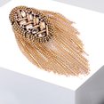 thumbnail image 3 of Epaulet Shoulder Handmade Crystal Accessories Jewelry Chain Jacket suits en, 3 of 7