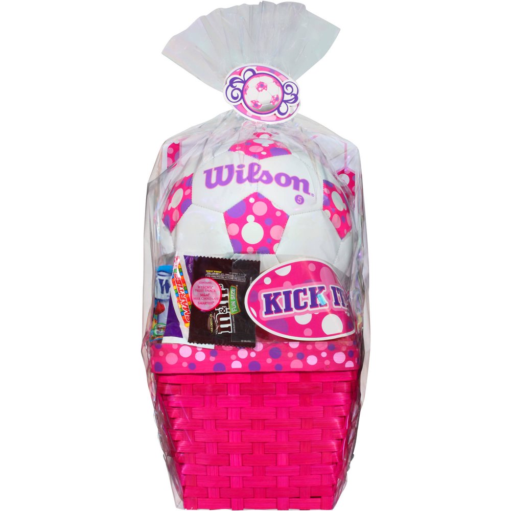 Wondertreats Girls Wilson Soccerball Kick It! Easter Basket Walmart