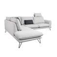thumbnail image 3 of New Material Fabric Sofa Modern Furniture L Shaped Sofa Designs Living Room Corner Sofa Set Furniture My Lux Decor Round, 3 of 6