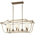 thumbnail image 2 of Minka Metropolitan - Magnolia Manor - 6 Light Island In 18.13 Inches Tall and, 2 of 2