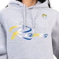 thumbnail image 3 of Women's G-III 4Her by Carl Banks Gray Los Angeles Rams Shadow Logo Fleece Pullover Hoodie, 3 of 3