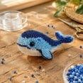 thumbnail image 7 of DAMAI 3D Beaded Ocean Animals Kit, Dolphin Bead Starter Embroidery Kit, Easy DIY Underwater Creature Beaded Craft Set for Beginners & Craft Enthusiasts (Dolphin), 7 of 7