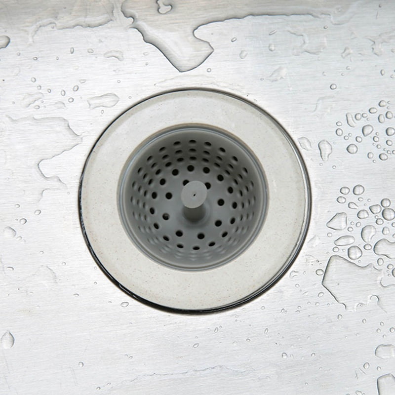 Bath Sink Strainer Shower Drain Cover Trap Basin Filter Net Hair Kitchen Stopper 